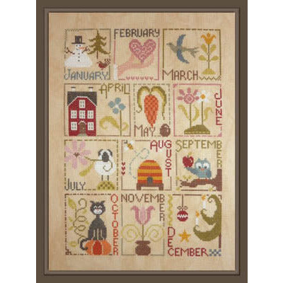 Au Fil Des Mois Pattern