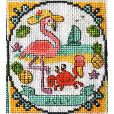 Year Of Animal Fun & Frolics -July Pattern
