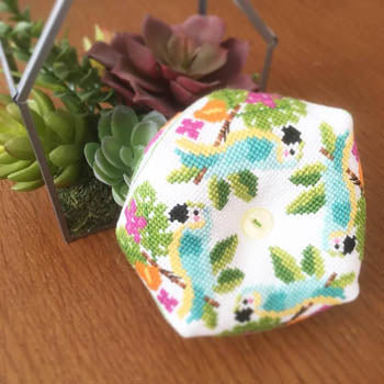 Parrot Biscornu Pattern