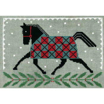 Horse Country Holiday Pattern