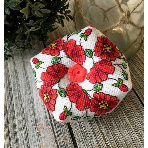 Poppy Biscornu Pattern
