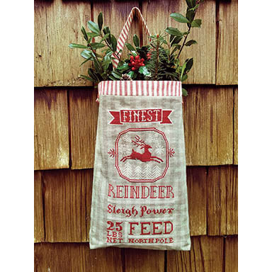 Reindeer Feed Sack Pattern