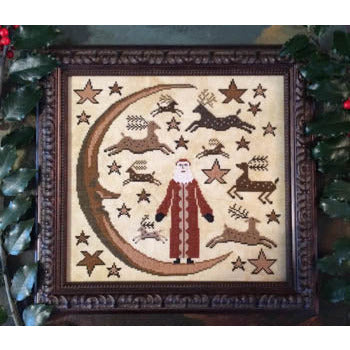 Deer Santa Pattern