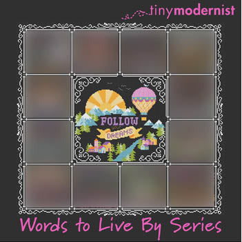 Words To Live By - 1 Pattern