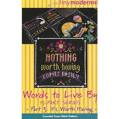 Words To Live By - 3 Pattern