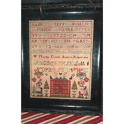 Martha Davies 1830 Sampler Pattern