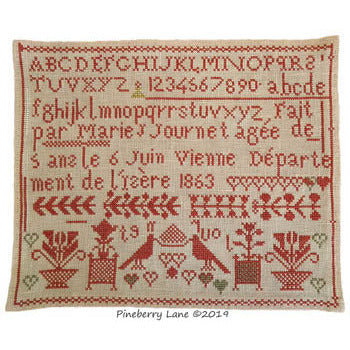 Marie Journet 1863 Pattern