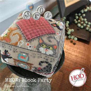 Meow Block Party Pattern