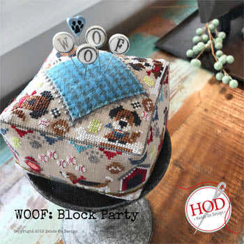 Woof Block Party Pattern
