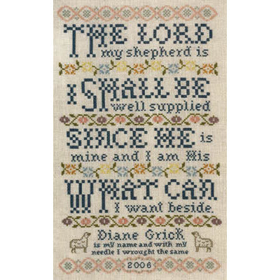 Lord Is My Shepherd Pattern