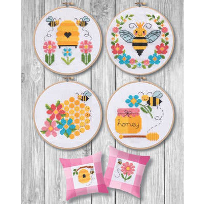 Bees & Honey Pattern