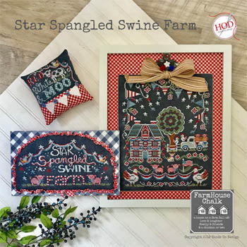 Star Spangled Swine Farm Pattern