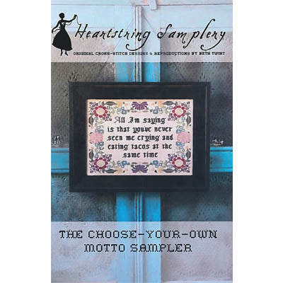 Choose Your Own Motto Sampler Pattern
