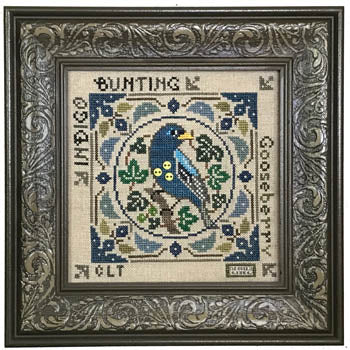 Birdie & Berries - Indigo Bunting Pattern