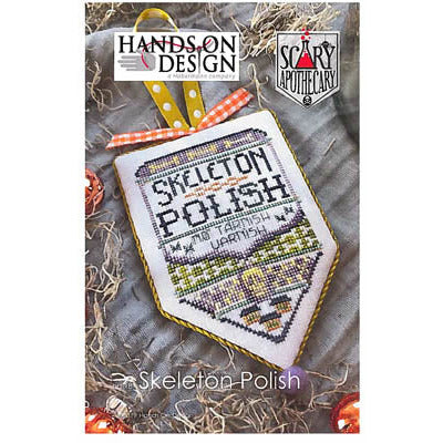 Skeleton Polish Scary Apothecary Pattern