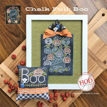 Boo Chalk Full Pattern