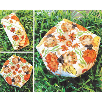 Pixie Biscornu - October Pattern