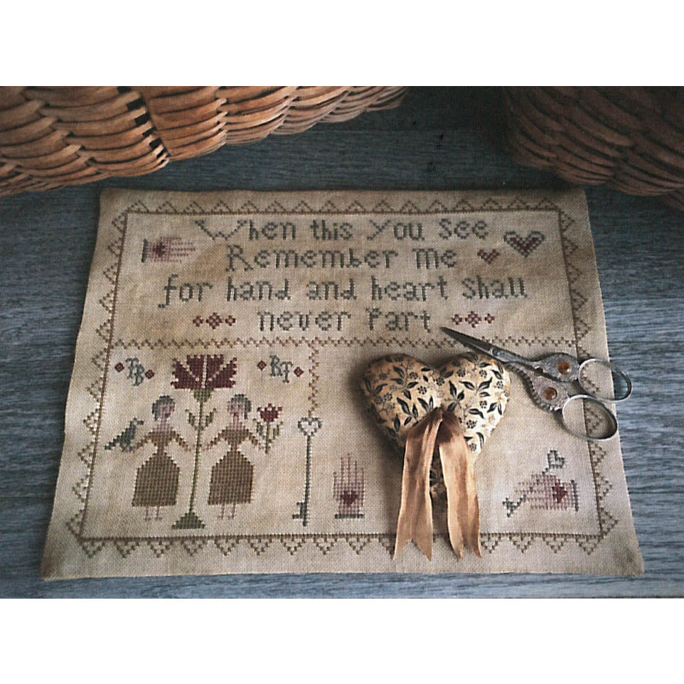 Hand and Heart Stitcher's Mat Pattern