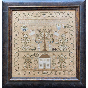Maria Phinney 1832 - Adam & Eve's House Pattern