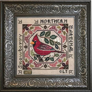 Birdie & Berries - Northern Cardinal Pattern