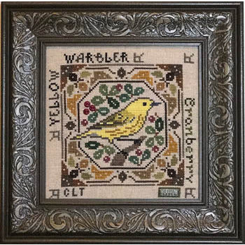 Birdie & Berries - Yellow Warbler Pattern