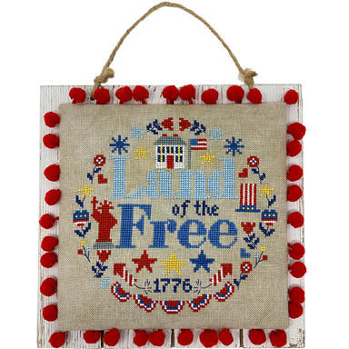 Land Of The Free Wreath Pattern