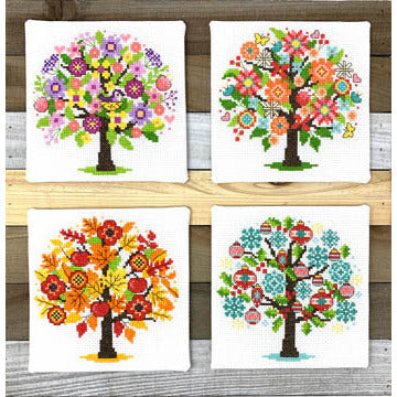 Seasonal Trees Pattern