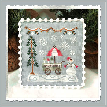 Snow Village 11 - Snow Cone Cart Pattern