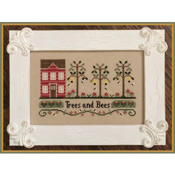 Trees And Bees Pattern