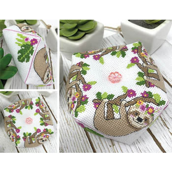 Sloth Biscornu - August Pattern