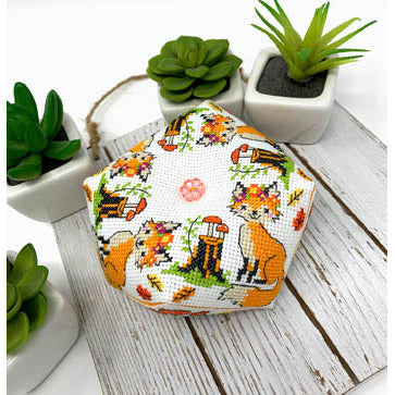 Fox Biscornu - October Pattern