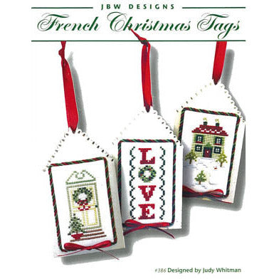 French Christmas Tags Pattern