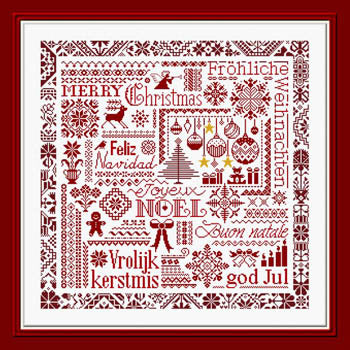 Red Christmas Pattern