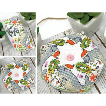 Narwhal Biscornu - December Pattern