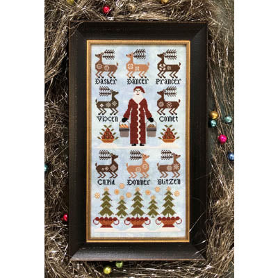 Eight Tiny Reindeer Pattern
