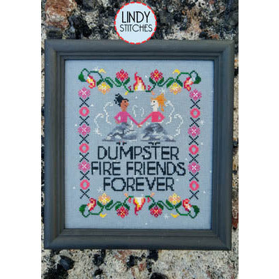 Dumpster Fire Friends Forever Pattern