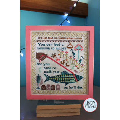Walk Fast Sampler Pattern