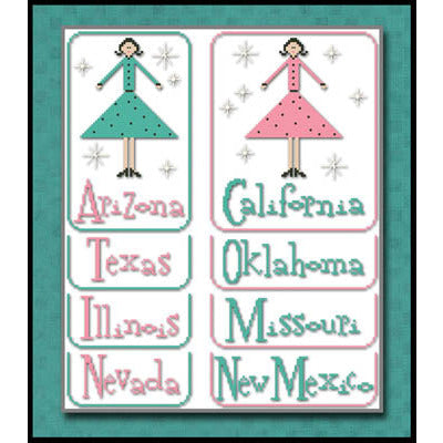Route 66 The States Pattern