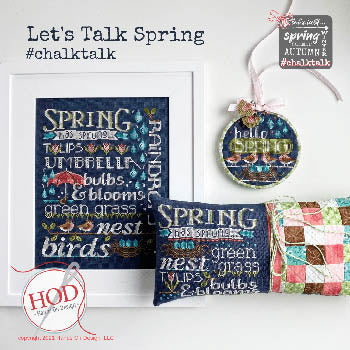 Let's Talk Spring Pattern
