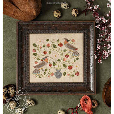 Strawberry Bird Pattern