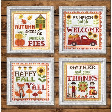 Vintage Autumn Signs Pattern