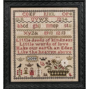 Little Deeds Sampler Pattern