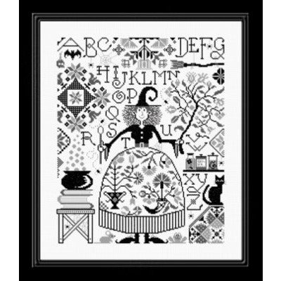 Lady Halloween Pattern