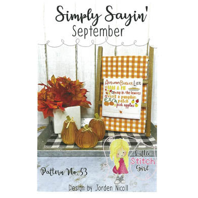 Simply Sayin' September