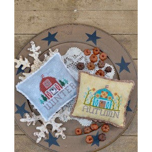 Bitty Barns - Autumn and Winter Pattern