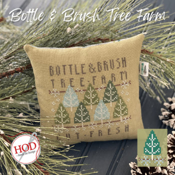 Bottle and Brush Tree Farm Pattern