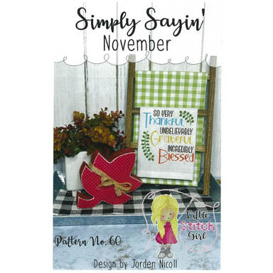 Simply Sayin' November