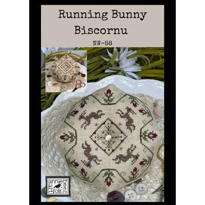 Running Bunny Biscornu Pattern