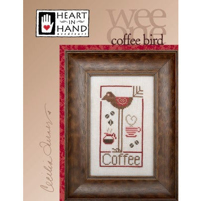 Wee One Coffee Bird Pattern