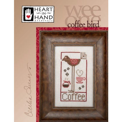 Wee One Coffee Bird Pattern